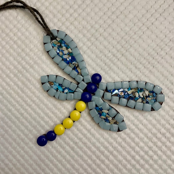 Mosaic Dragonfly Etsy