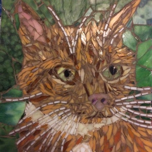 Custom Pet Portrait, Dog Portrait, Mosaic Pet Portrait, Cat Portrait, Custom dog art, Dog portrait Custom Dog Memory art Mosaic pet portrait