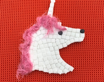 DIY Unicorn Mosaic Art Kit, Kids Craft Project