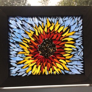 Sunflower suncatcher, sunflowers, stained glass sunflower, Suncatcher, Sunflower gift for home, Gardener gift, flower lover gift