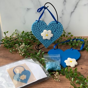 Mosaic Valentines kit, Mosaic Heart Kit, Valentines craft kit for adults and kids