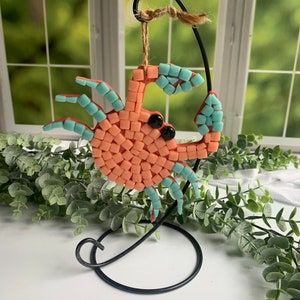Mosaic crab kit, DIY craft kit, Mosaic art kit