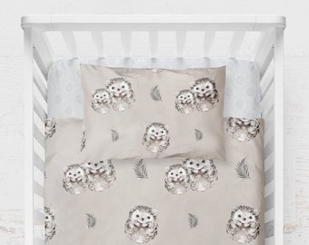 hedgehog crib bedding
