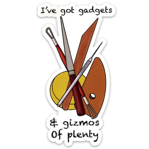 Pottery Wheel Vinyl Sticker Etsy