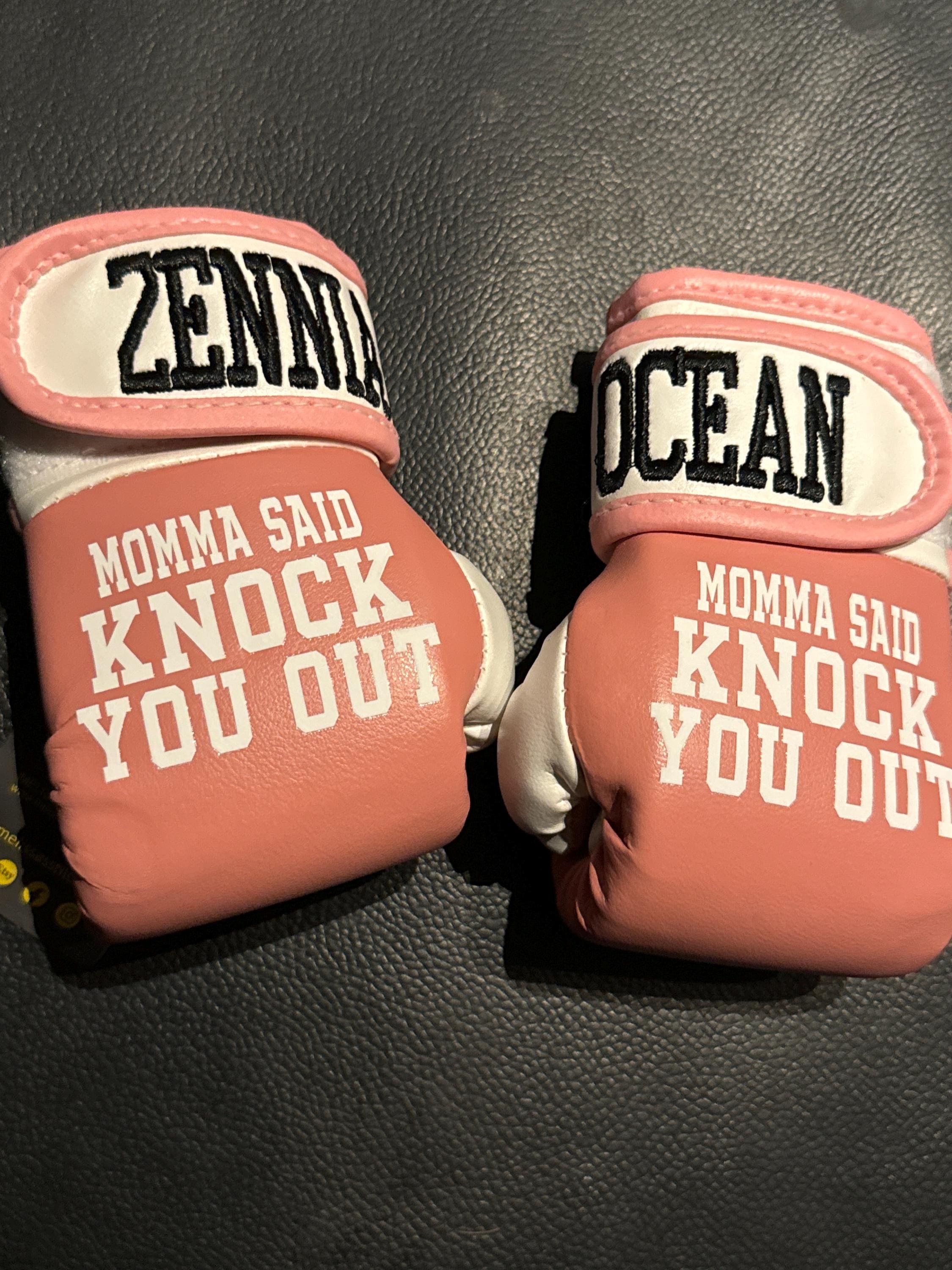 Tiny Warrior's Essential: Personalized Baby Boxing Gloves