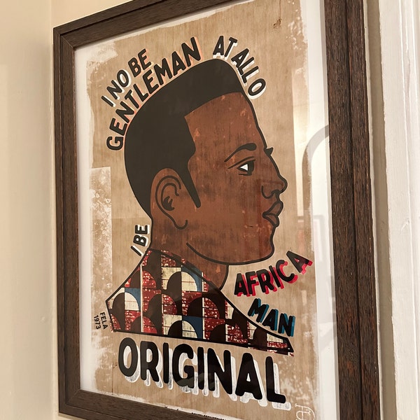 Pan-african Barber Shop Sign Poster Feat, a Thomas Sankara Quote Wall ...