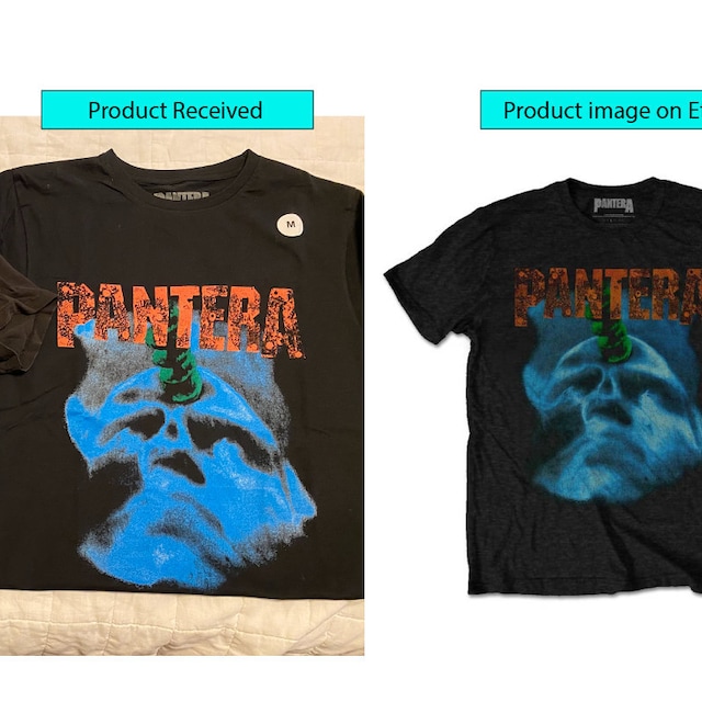 Rock Off Maglietta Ufficiale Pantera 'Far Beyond Driven' World Tour - T-Shirt Unisex In Cotone, XX-Large