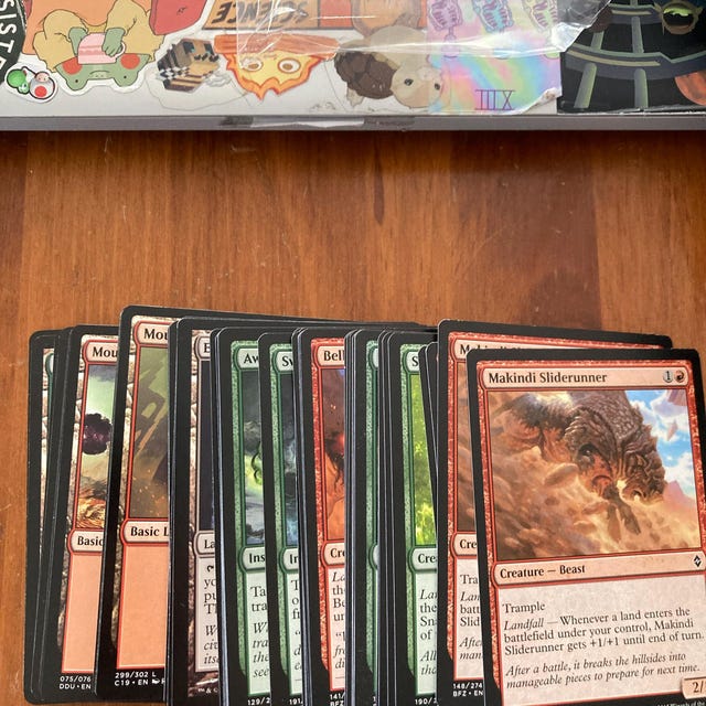 Landfall Stompy Pauper - MTG -custom Deck -60 Card Deck - Magic