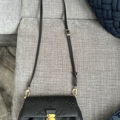 Black Leather Strap for Louis Vuitton Eva/alma/etc 1/2 Inch 13mm Wide ...