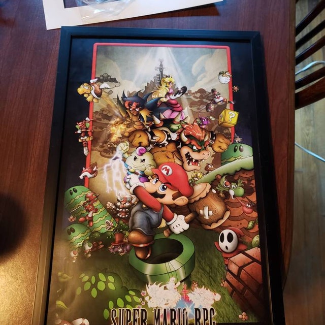 Mario Rpg Promotional Poster 