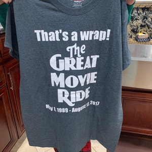 Thats A Wrap the Great Movie Ride Disney Vacation Tee Walt Disney