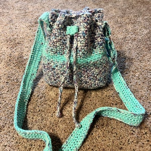 Crochet Bag PATTERN Diamond Drawstring Bag DIY Crochet Bag - Etsy