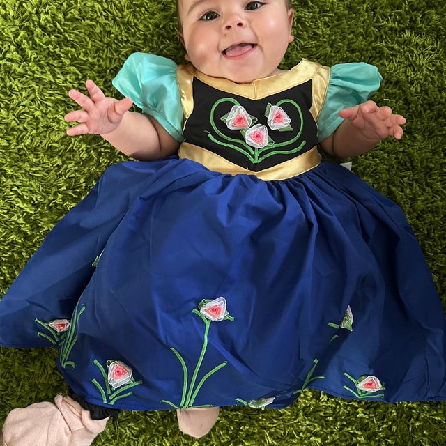 Anna Frozen Baby Dress Anna Baby Dress Anna Dress Costume - Etsy