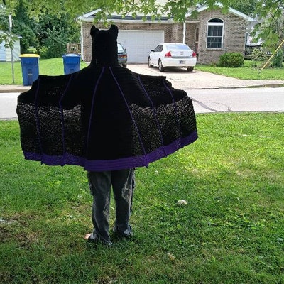 Bat Wings Crochet Cloak PATTERN TUTORIAL - Etsy