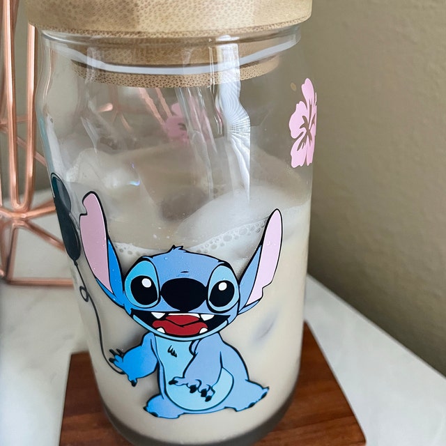 Stitch pan dulce glass cup – La Mermaid Creations