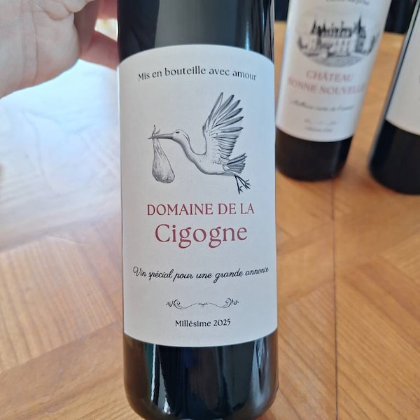 Étiquette Papa Futurs Grands-parents étiquette Bière - France