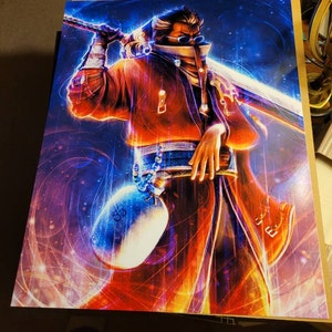 Auron Final Fantasy X - 限定版ファインアートプリント - FFX
