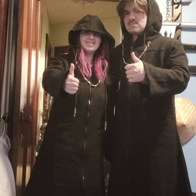 ロングトレンチコート キングダムハーツ XIII機関 パーカー ジャケット