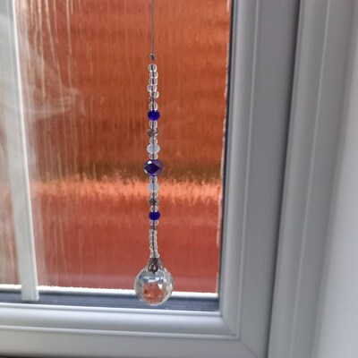 Crystal Dragonfly Sun Catcher - Prism Rainbow Maker For Window, Hanging Décor