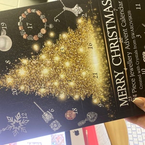 Jewellery Advent Calendar With Crystals From SWAROVSKI® - Etsy