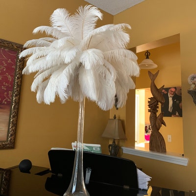 Ostrich Feather Centerpiece Kits With 24 Eiffel Tower Vase - Etsy