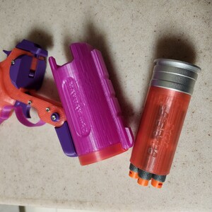 ★ALAVAGUE★ Nerf Cap Ash Pink 40MAX Airsoft Toy Blaster Nerf Launcher Adapter - DIGITAL