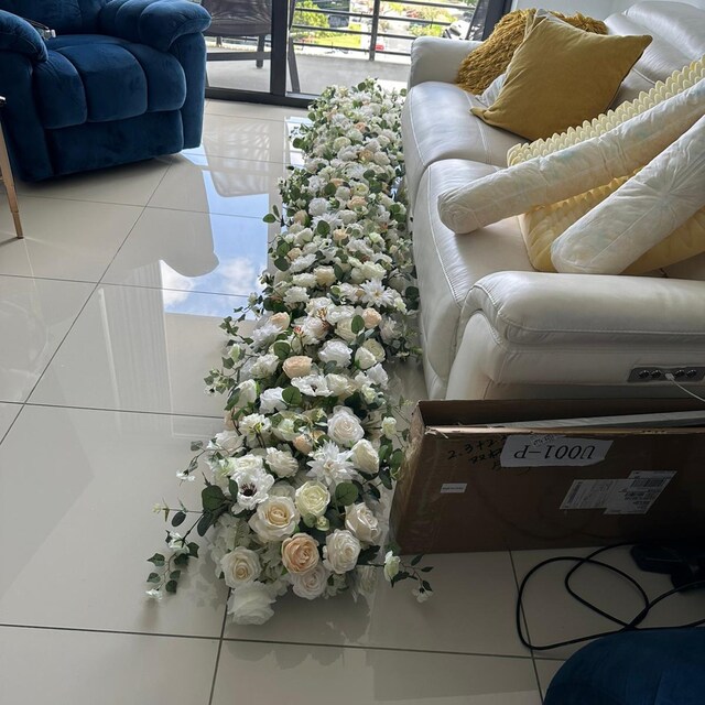 Wedding Flowers White Table Flowers Centerpiece Flower Half
