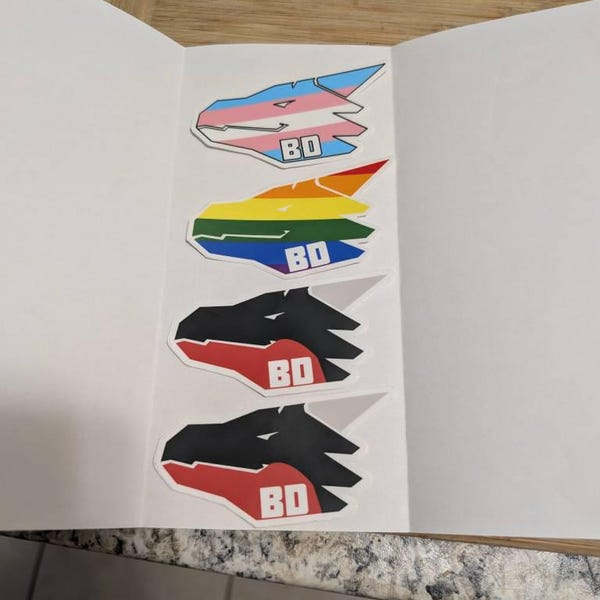 Bd Sticker Authentic Bad Dragon Logo Sticker: Glossy or Matte Finish - Etsy