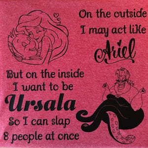 Ursula (the Little Mermaid) Digital Files - Svg/pdf/png/jpeg