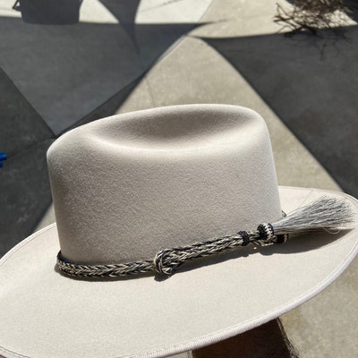 3/8 Calf Hair Hatband, Black main image 1