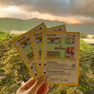 Pokemon Card - Wedding Invite - Etsy