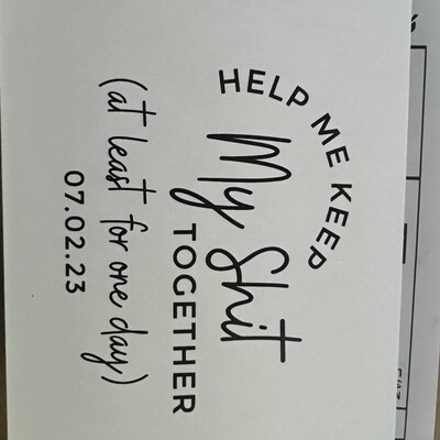 Help Me Best Woman Proposal Card Keep My Shit Together Maid of Honor ...