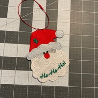 FSL Santa Ornament Free Standing Lace Instant Download - Etsy Australia
