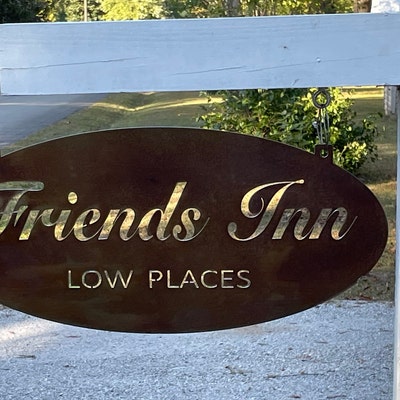 Oval METAL SIGN ,personalized Metal Sign,