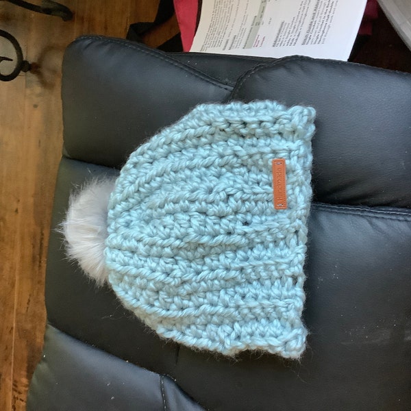 Crochet 30-minute Chunky Beanie Hat PDF Pattern PRINTABLE - Etsy