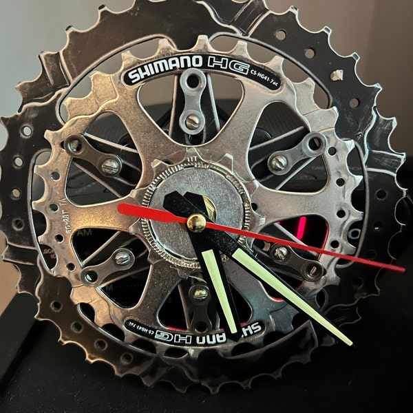 Recycle Computer Clock, Unique Desk Clock, Handmade Clock, Office Desk ...