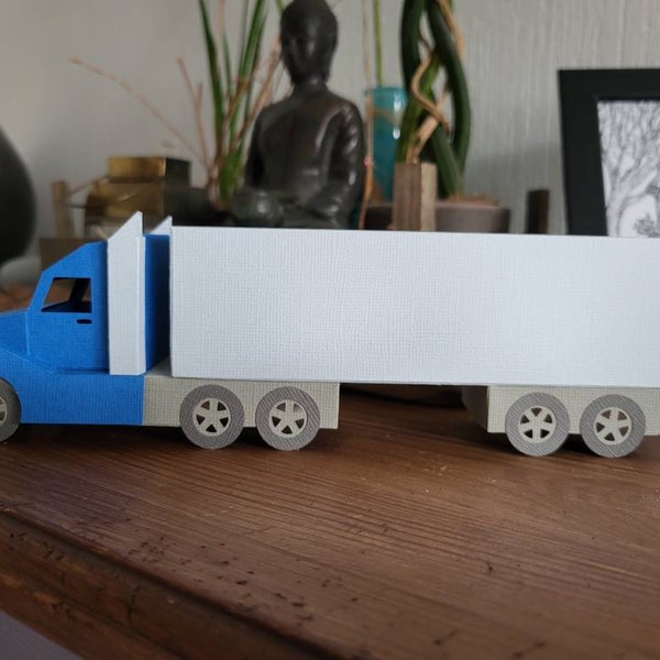 Semi-trailer Truck. Paper Printable Toy. Paper Craft PDF Templates - Etsy