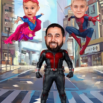 Turn Yourself Into Superhero Custom Digital Download - Etsy