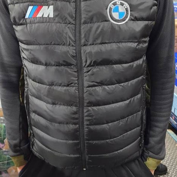 BMW M5 Competition Embroidered Logos on Sleeveless Jacket Vest Gilet ...
