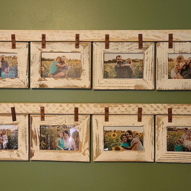 4 hole 4x6 Collage Multi Opening Picture Frame – Rusty Mill Decor