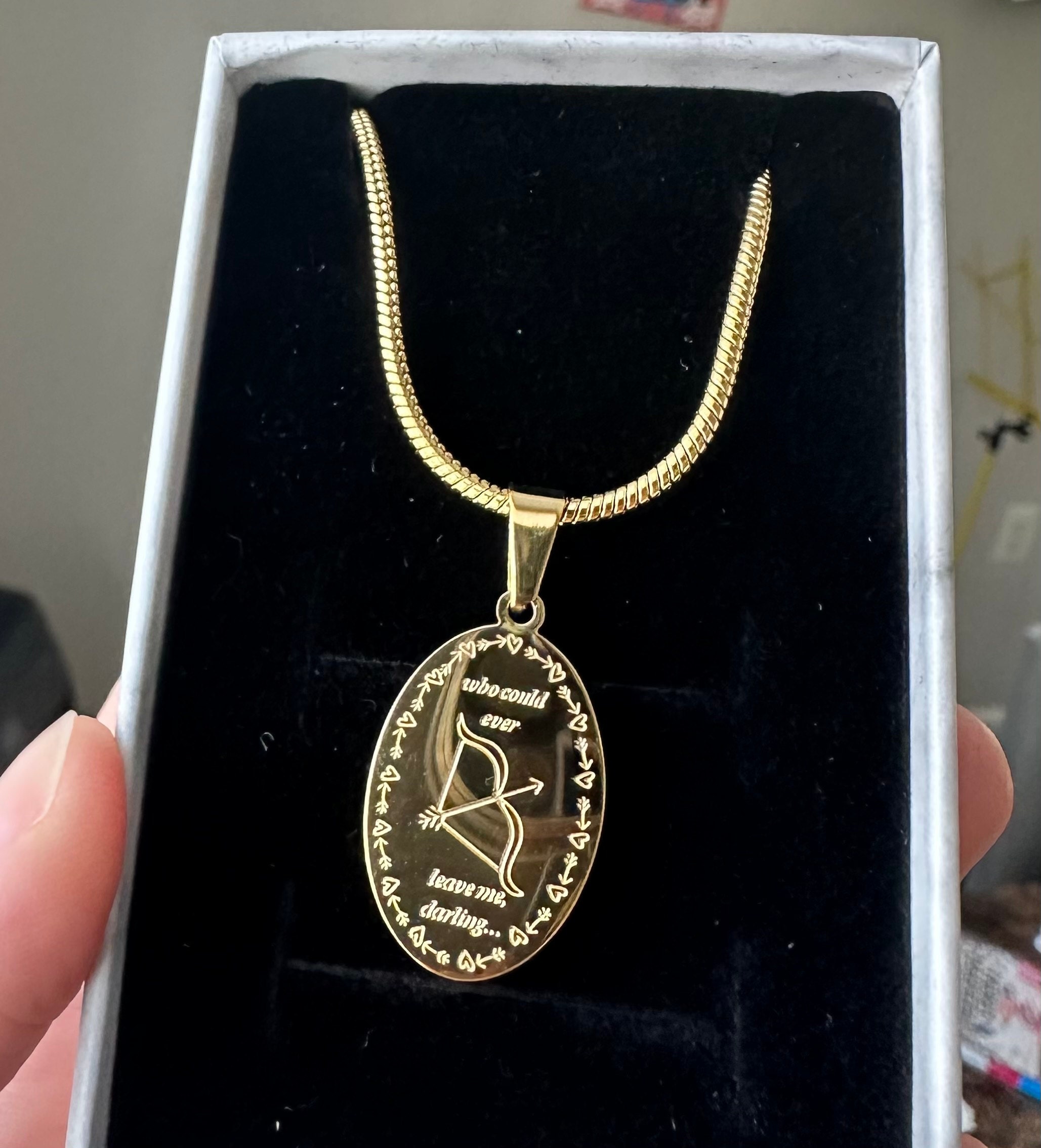 archer necklace double sided | waterproof & won’t tarnish
