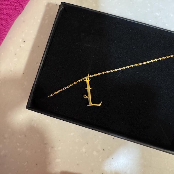 Left Side Intital R Interlocking Initals Interlocking Initials Necklace, Double or Triple Letters Jewelry ...