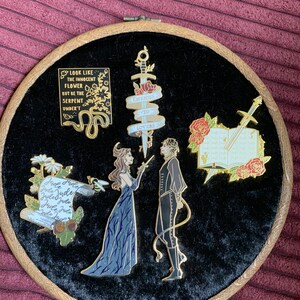 A Court of Thorns and Roses Enamel Pin Collection | Etsy