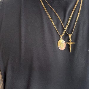 Gold Filled Curb Valentino Link Chain Necklace - 3mm Mens Womens