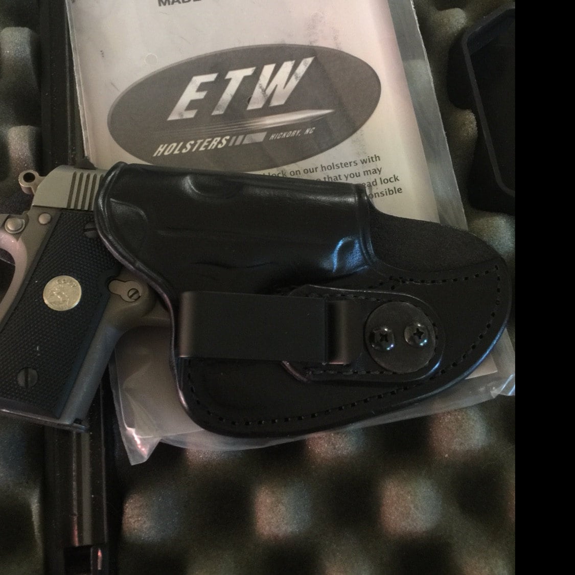 Kimber Micro 9 IWB Concealed Tuckable Leather Holster w/Sweat Etsy