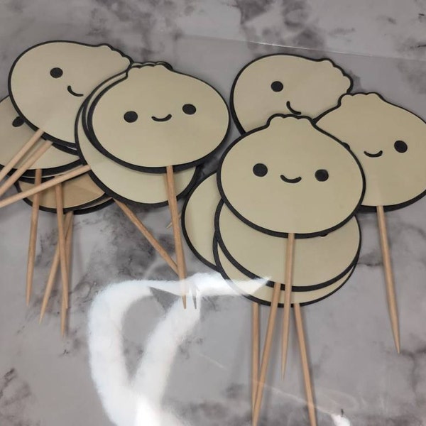Cute Blushing Dumpling Xiaolongbao Bao Hearts AAPI SVG (svg, Dxf, Eps ...