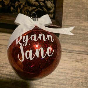 Personalized Christmas Ornaments-4 Inch Personalized Christmas - Etsy