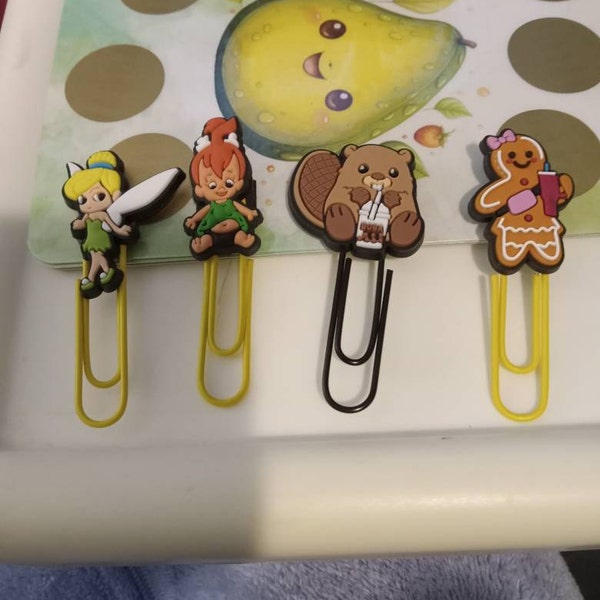 Fun Themed Paperclips: Planner, Binder, Notebook Clips - Choose Two - Etsy