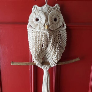 DIY Set of 3 Easy Owl Tutorials, Macrame Wall Hanging Patterns for ...