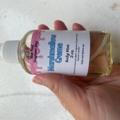 Marshmallow Creme Body Mist, Body Splash, Body Spray, Fragrance Mist ...